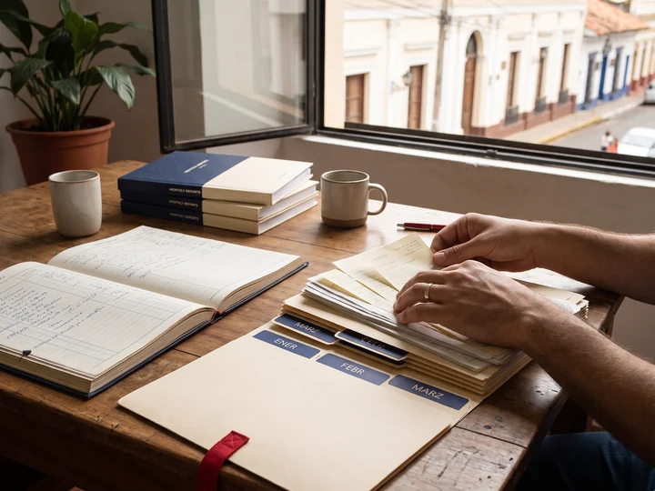 Tenue comptable et classement des justificatifs